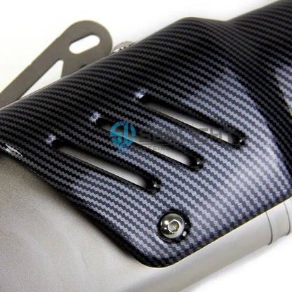 Motorcycle Exhaust Motorcycle Pipe Muffler Carbon Fiber Pattern Exhaust Muffler for R3 R6 Ninja CBR300 SMAX155, product view 05