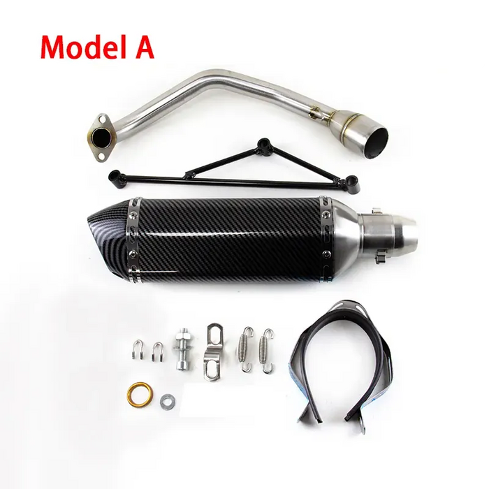 Komponen Ekzos Motosikal untuk Enjin GY6, 125cc, 150cc