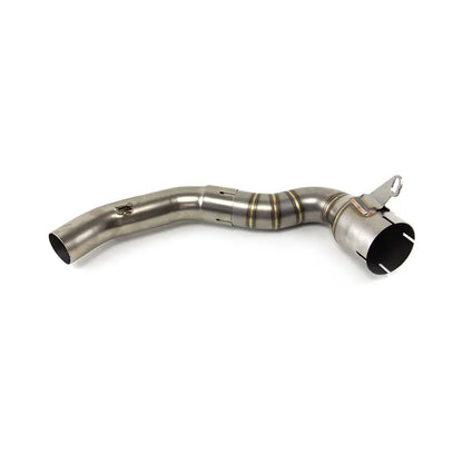Motorcycle Exhaust Muffler Mid Link Pipe Exhaust Middle Pipe Slip on for DUKE200 2024, product view 03