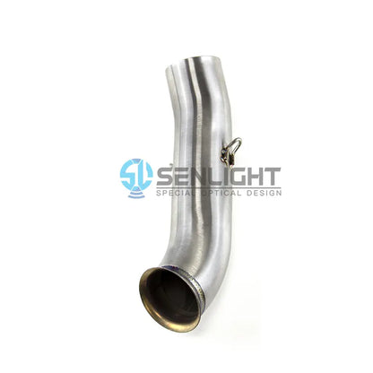 Motorcycle Exhaust Muffler Middle Link Pipe Connection for 125 250 390 2017 2018 2019, product view 06