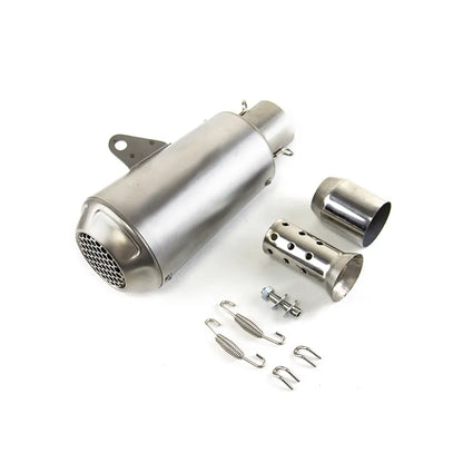 Motorcycle Exhaust Muffler Universal Stainless Steel Modified Exhaust Pipe for Yamaha R1 R3 R6, product view 02