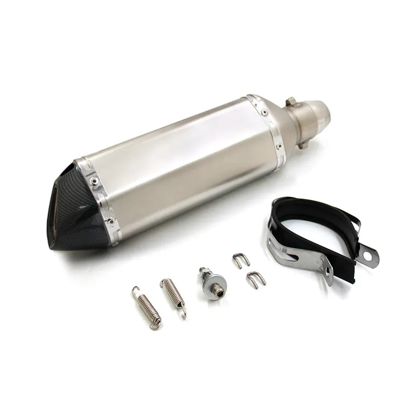 Motorcycle Exhaust Pipe Moto Muffler Motocross for Suzuki, product view 03