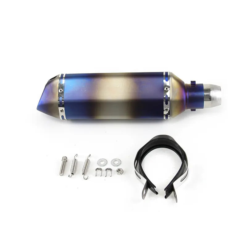 Motorcycle Exhaust Pipe Moto Muffler Motocross for Suzuki, product view 06