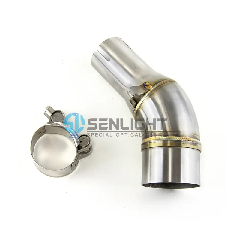 Motorcycle Exhaust System Short Mid Link Pipe Connecting Tube Slip for Yamaha MT03 2021, product view 01