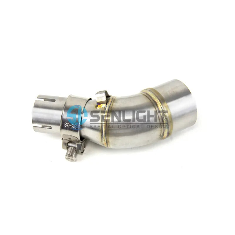 Motorcycle Exhaust System Short Mid Link Pipe Connecting Tube Slip for Yamaha MT03 2021, product view 03