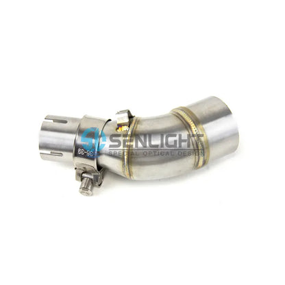 Motorcycle Exhaust System Short Mid Link Pipe Connecting Tube Slip for Yamaha MT03 2021, product view 03