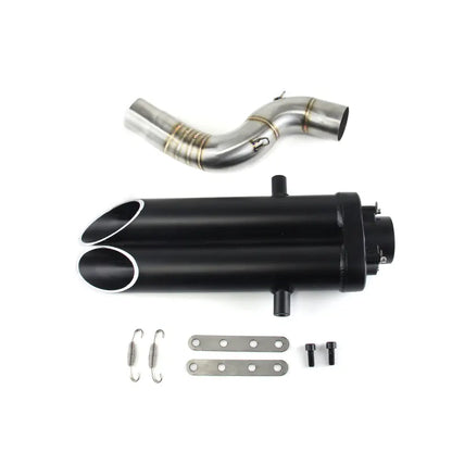 Motorcycle Exhaust xmm-0076-black-double-tube, product view 18