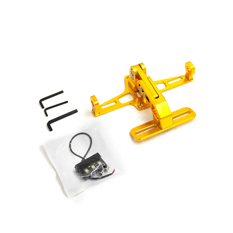 Motorcycle Fender Eliminator License Plate Bracket Holder Tail With LED Light Universal Motorcycle Fender Eliminator, product view 03