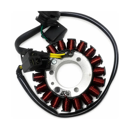 Motorcycle generator stator coil for Suzuki Gixxer SF 150, catalog hero with spacious white background