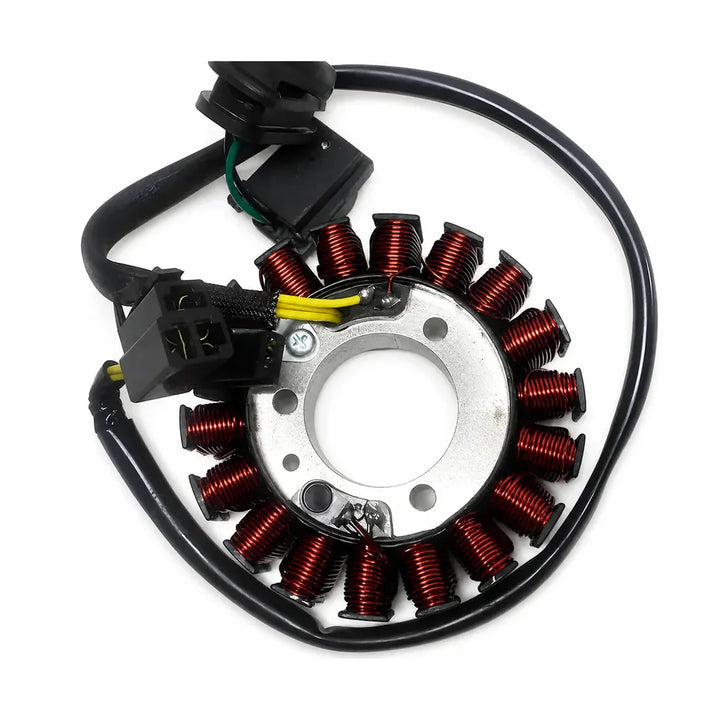 Motorcycle generator stator coil for Suzuki Gixxer SF 150, catalog hero with spacious white background