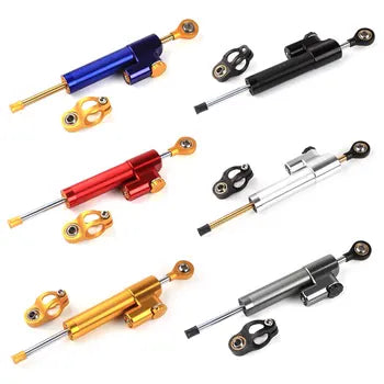 Motorcycle Handlebar Accessories Titanium Ruler Universal Shock Absorber Direction Damper Steering Stabilizer Damper, product view 13