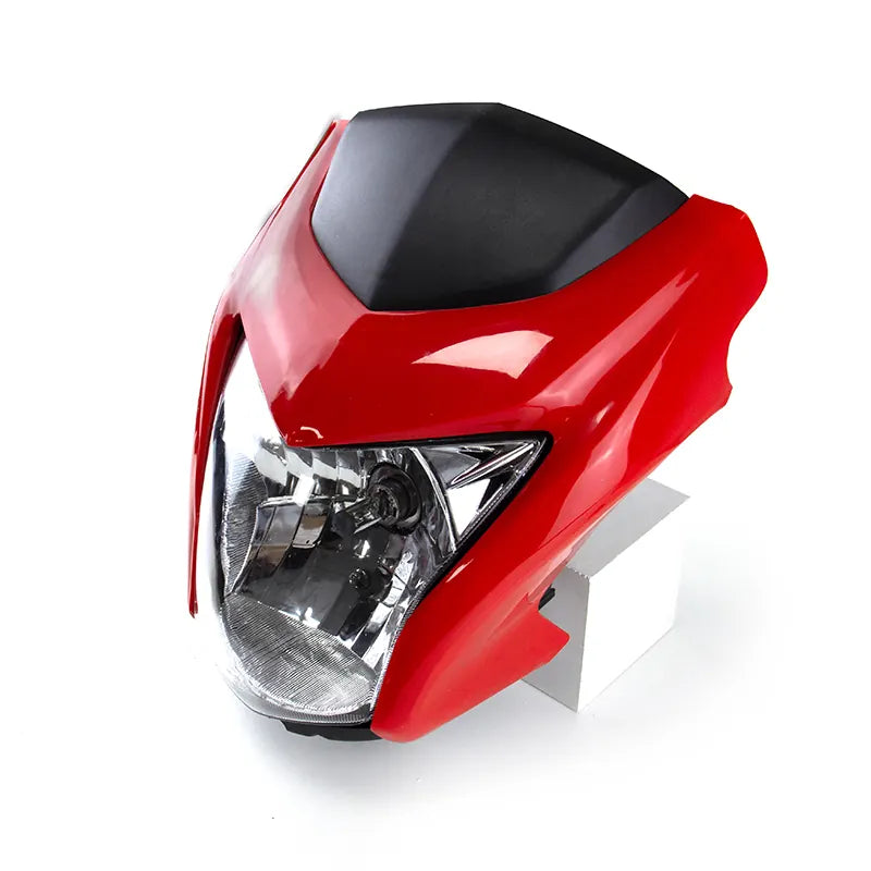 Motorcycle Headlight Assembly Head Light LED for Faro Completo Akt TT200, product view 02