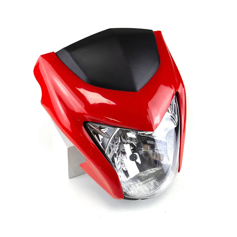 Motorcycle Headlight Assembly Head Light LED for Faro Completo Akt TT200, product view 03