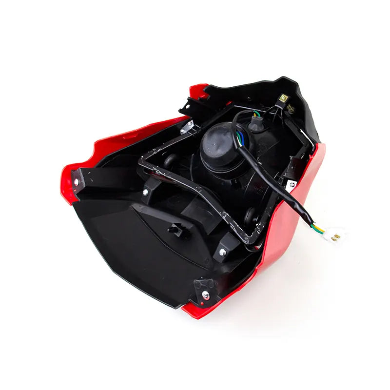 Motorcycle Headlight Assembly Head Light LED for Faro Completo Akt TT200, product view 04
