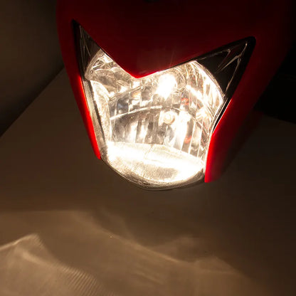 Motorcycle Headlight Assembly Head Light LED for Faro Completo Akt TT200, product view 06