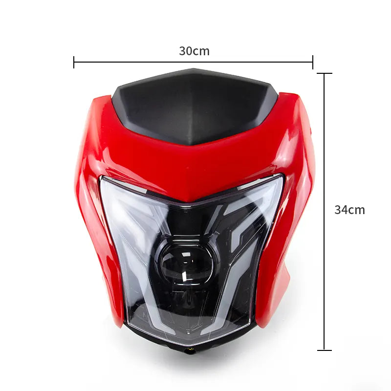 Motorcycle Headlight for AKT TT200 2023 Lamp Cover Front Head Light Assembly Lights System, product view 10