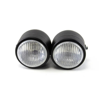 Motorcycle Headlight for Cg125 Moto Modified Double Lamp Headlamps Head Light Assembly Accessories, product view 01