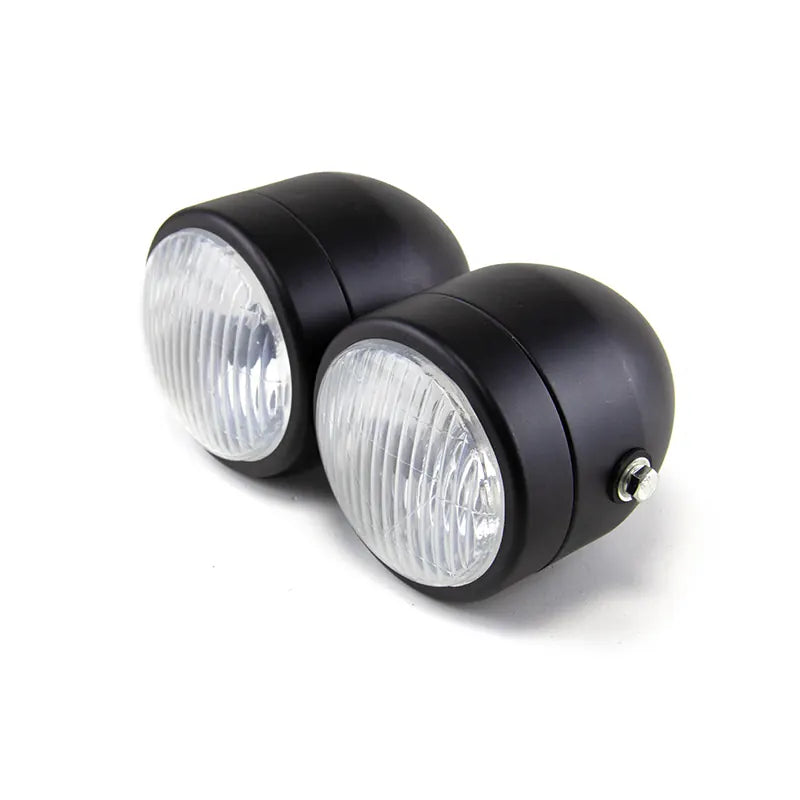 Motorcycle Headlight for Cg125 Moto Modified Double Lamp Headlamps Head Light Assembly Accessories, product view 03