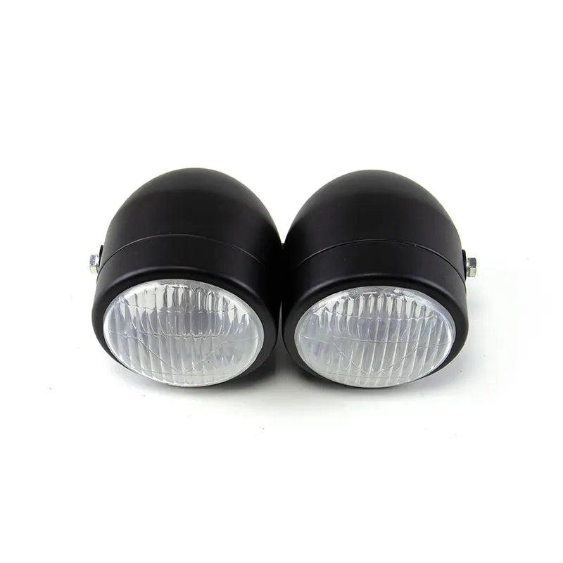 Motorcycle Headlight for Cg125 Moto Modified Double Lamp Headlamps Head Light Assembly Accessories, product view 04