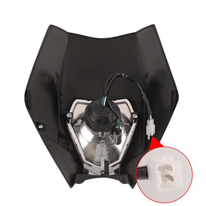 Motorcycle Headlight Mask Headlamp Assembly for EXC 125 200 250 300 400 450 500 530 Motorcycle Accessories Front, product view 04