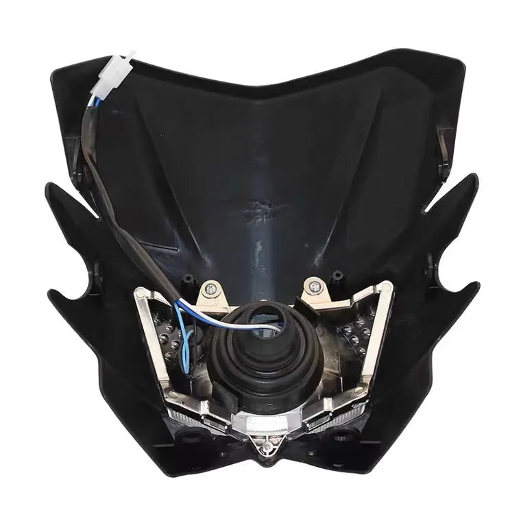 Motorcycle Headlight Off-road Motorcycle Modified Grimace Face Headlight for Kawasaki KLX125 2010-2016, product view 03