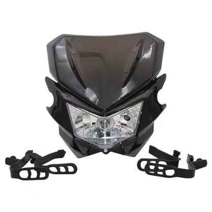 Motorcycle Headlight Off-road Motorcycle Modified Grimace Face Headlight for Kawasaki KLX125 2010-2016, product view 04