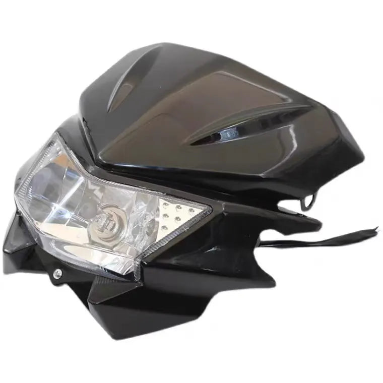 Motorcycle Headlight Off-road Motorcycle Modified Grimace Face Headlight for Kawasaki KLX125 2010-2016, product view 05