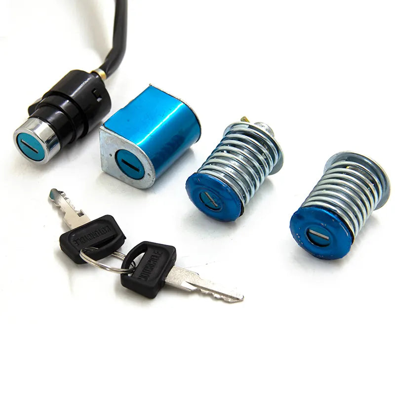 Motorcycle Ignition Switch Lock With 2 Keys Set Lock Set for CD 70, product view 03
