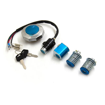 Motorcycle Ignition Switch Lock With 2 Keys Set Lock Set for CD 70, product view 04