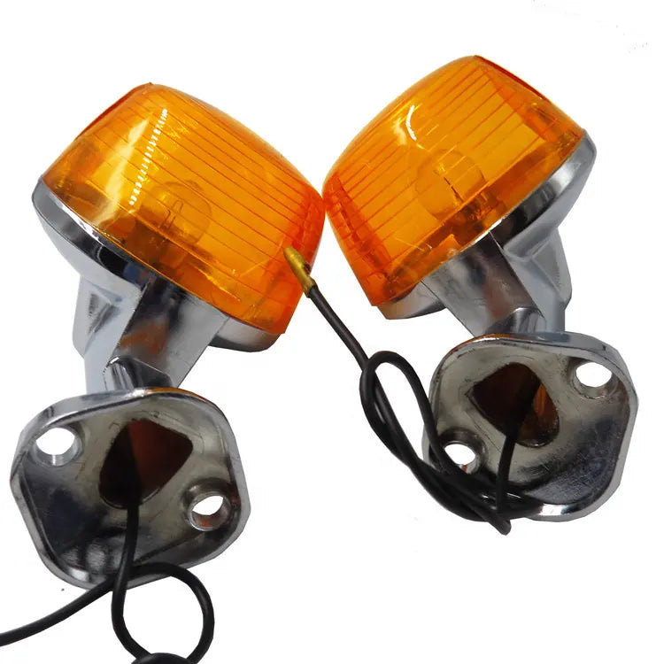 Motorcycle Indicators Flashers Blinker Amber Lamp 12V 10W Turn Signal for Honda C70, product view 02