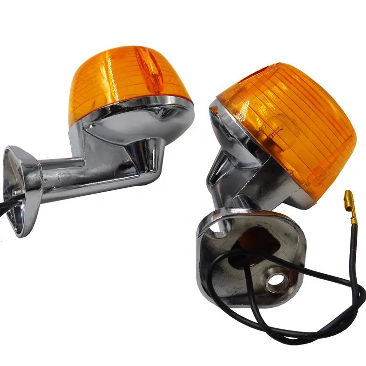 Motorcycle Indicators Flashers Blinker Amber Lamp 12V 10W Turn Signal for Honda C70, product view 03