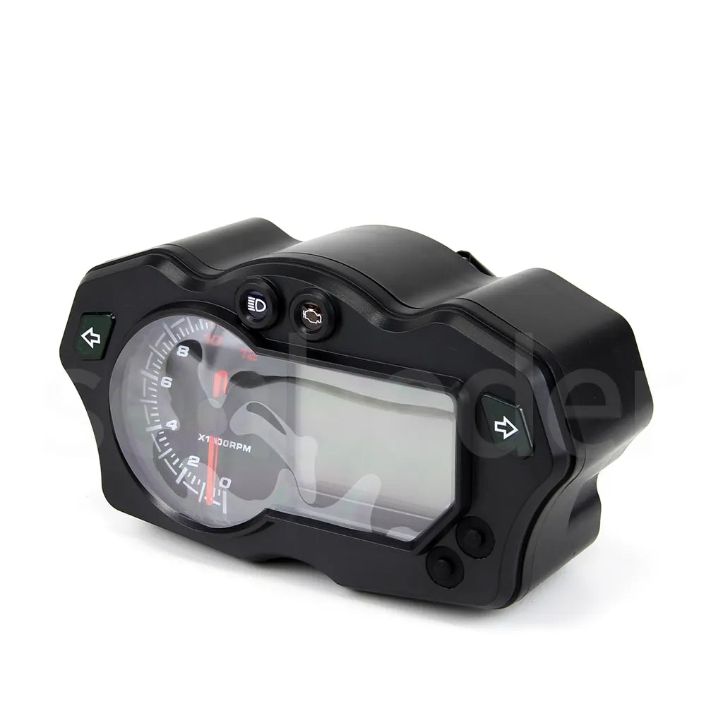 Motorcycle LCD Meter Speedometer Digital Electric Injection and Carburetor Meter for NAGA 200, product view 02
