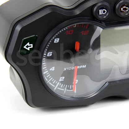 Motorcycle LCD Meter Speedometer Digital Electric Injection and Carburetor Meter for NAGA 200, product view 03