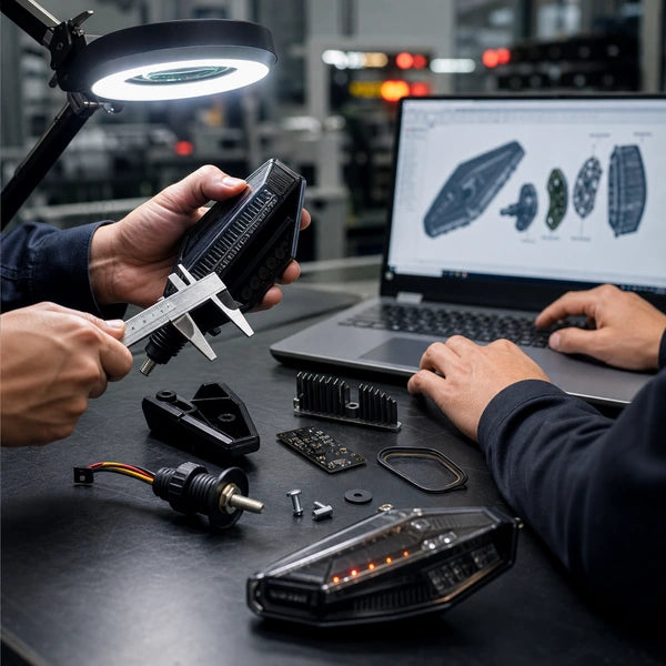 Motorcycle LED engineering evaluation