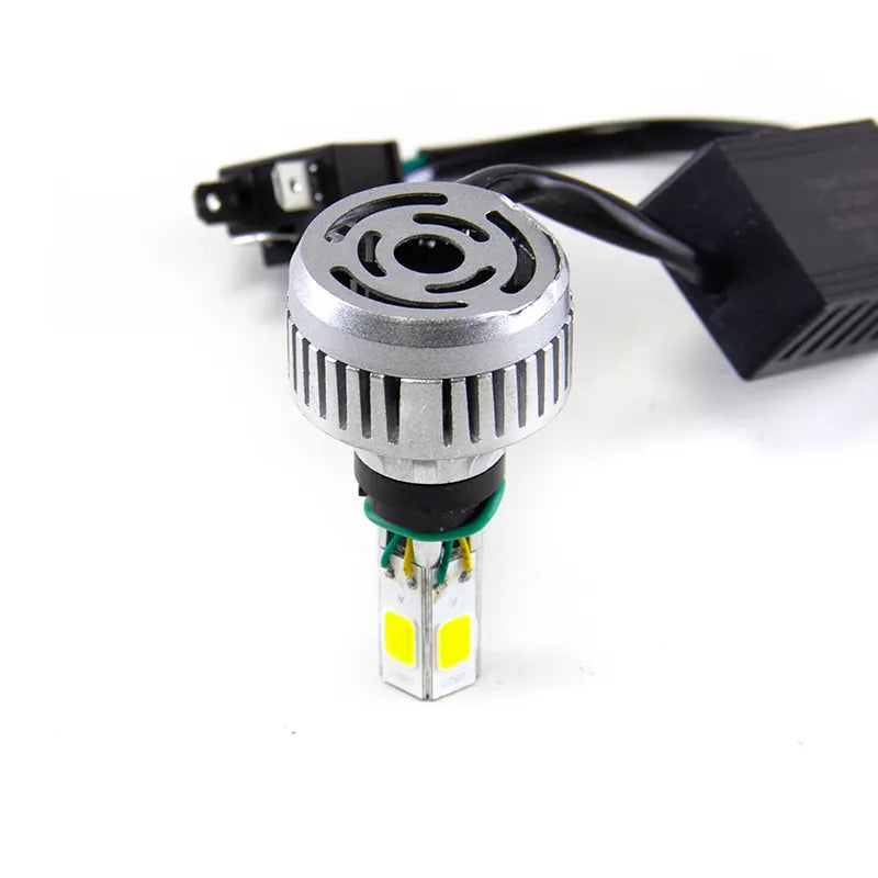 Motorcycle Led Light 3-sided LED Headlight Three-claw H4 Built-in Modified Motorbike Far and Near Integrated Lights, product view 03