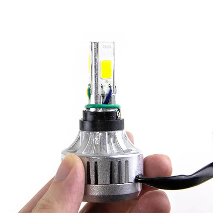 Motorcycle Led Light 3-sided LED Headlight Three-claw H4 Built-in Modified Motorbike Far and Near Integrated Lights, product view 04