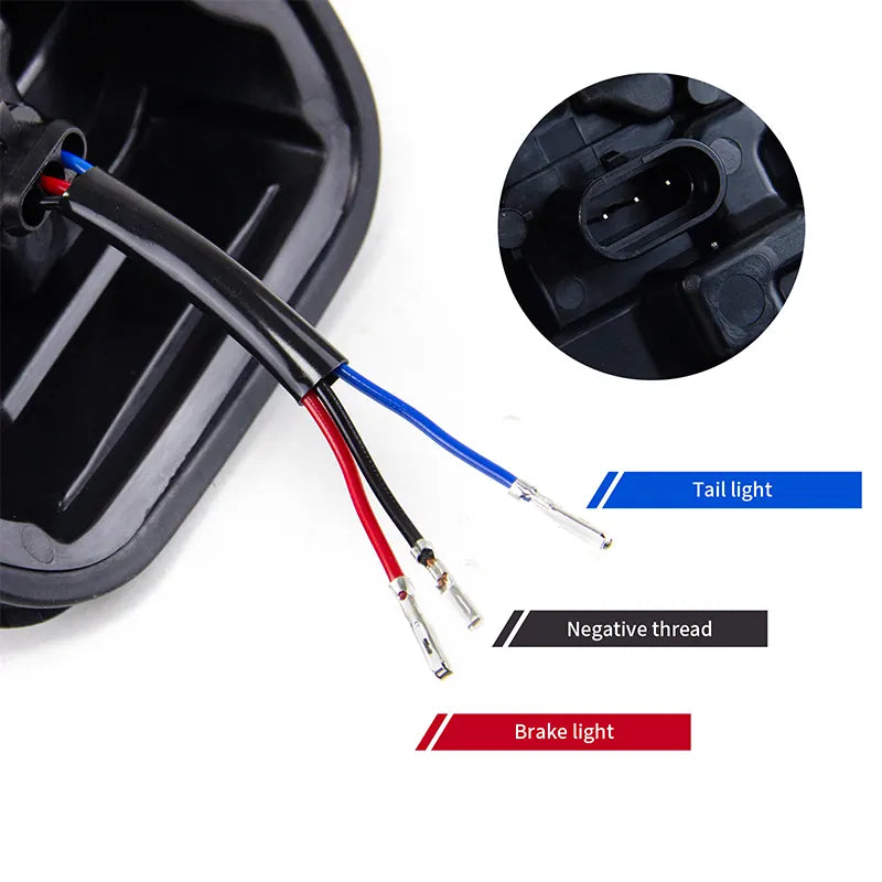 Motorcycle Led Rear Tail Signal Light Lamp for Harley Davidson Dyna Road King Electra With White Licence Plate Brake, product view 03