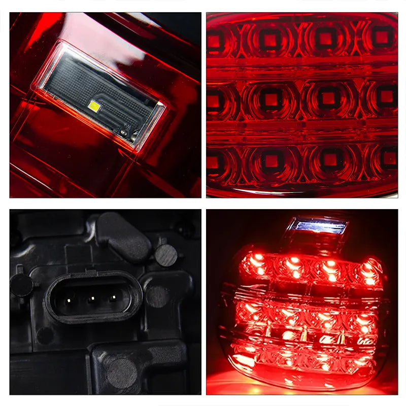 Motorcycle Led Rear Tail Signal Light Lamp for Harley Davidson Dyna Road King Electra With White Licence Plate Brake, product view 06