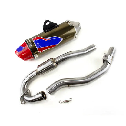 Motorcycle Left Engine Exhaust System Accessories Muffler Exhaust Pipe for Honda CRF320F, product view 01