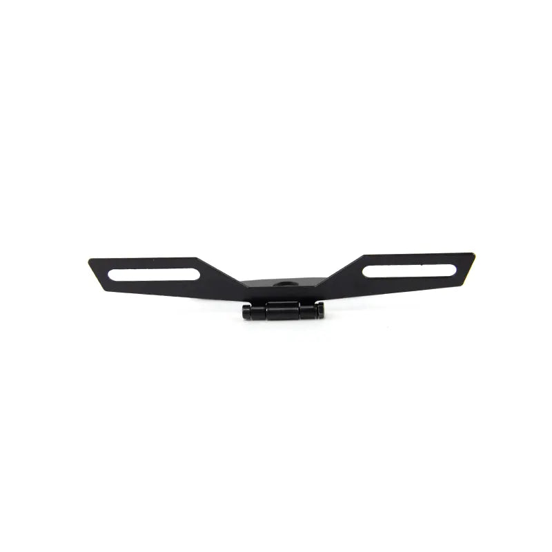 Motorcycle License Plate Bracket Taillight Mount Support Folding Number Plate Frame Holder Mount Universal Motorbike, product view 03