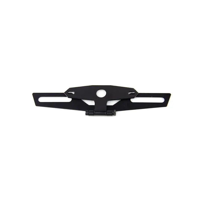 Motorcycle License Plate Bracket Taillight Mount Support Folding Number Plate Frame Holder Mount Universal Motorbike, product view 04