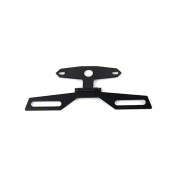 Motorcycle License Plate Bracket Taillight Mount Support Folding Number Plate Frame Holder Mount Universal Motorbike, product view 08