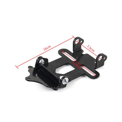 Motorcycle License Plate for Holder Porta Patente Rebatible Moto Bajaj Ns 200 - Cospor, product view 02
