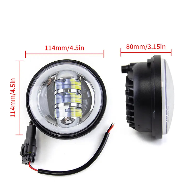Motorcycle Lighting System 7-inch-LED-DRL-Headlight-Passing-Lights-Davidson-Touring-Road-King, product view 03