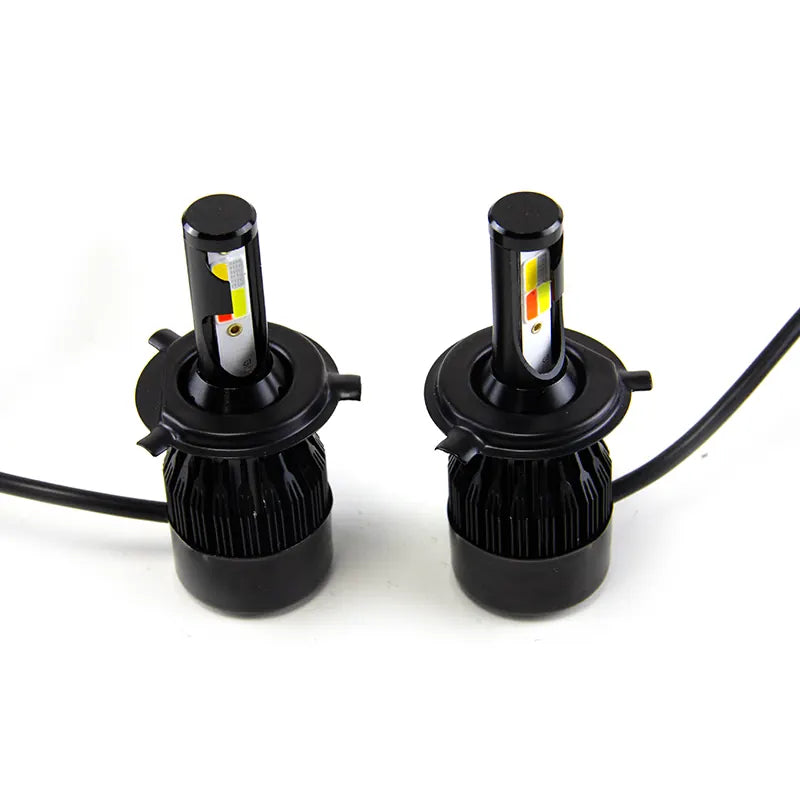Motorcycle Lighting Systems H4 Led Headlight Four Colors Change Front Fog Lamp Driving Bulbs Accessories, product view 03