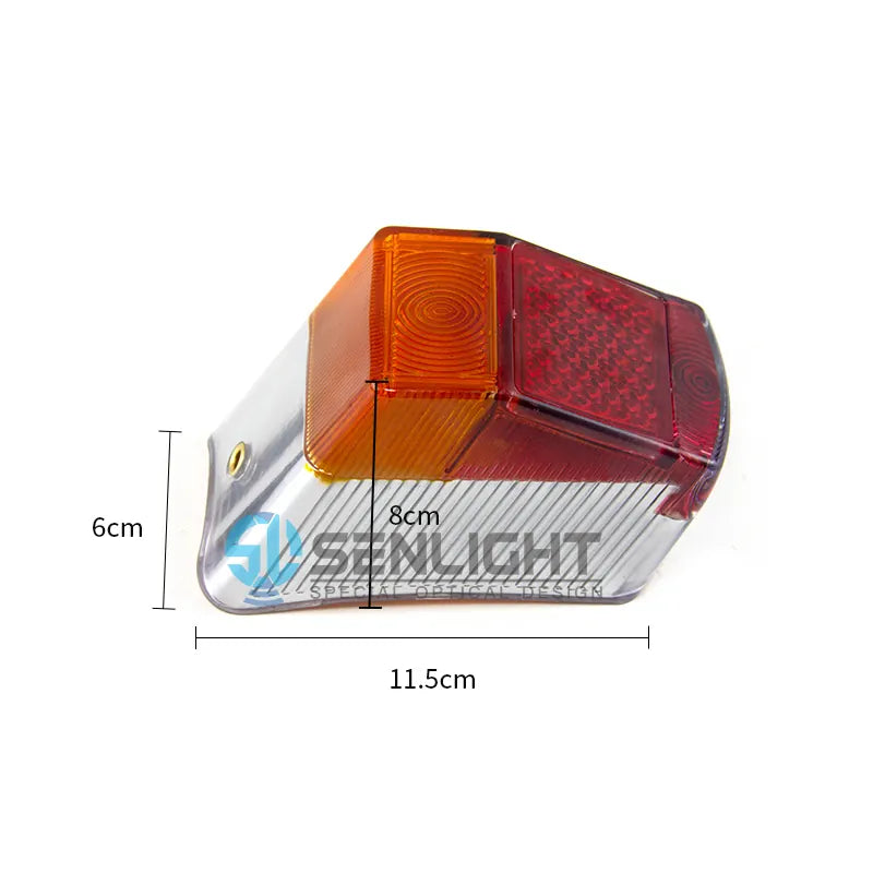 Motorcycle Lighting Systems Parts Modified for Zundapp Rear Brake Lights Housing Tail Light Lamp Housing Taillight, product view 02