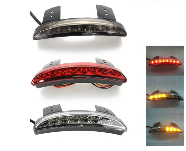 Motorcycle Lights Rear Fender Under Edge Brake Stop Tail Light for Harley Davidson Touring Sportster XL883 1200, product view 02