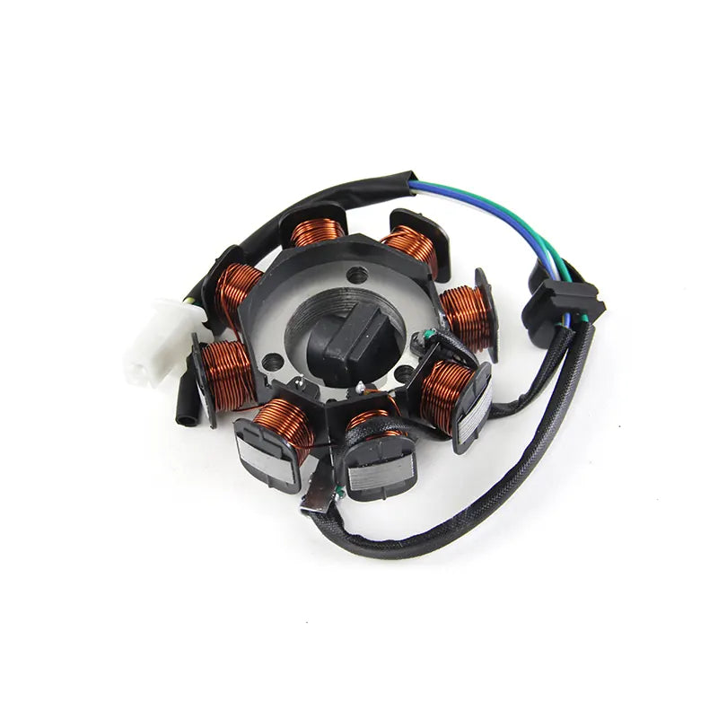 Motorcycle Magneto Stator Coil Generator Assembly for Bobina Hero Dawn 150 Magneto, product view 01