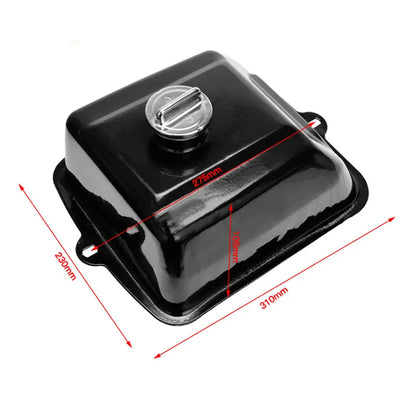 Motorcycle Metal Gas Tank With Fuel Gas Cover for Atv Gy6 Large/Small Bulls 125-250cc, product view 05