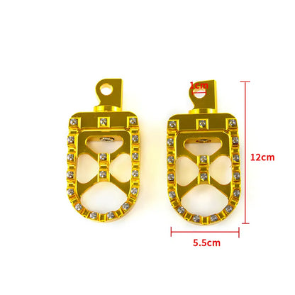 Motorcycle Meter Pedal for Harley Pedal studded Non-slip Pedal Harley CNC Modified 360 Rotary Footstool, product view 01